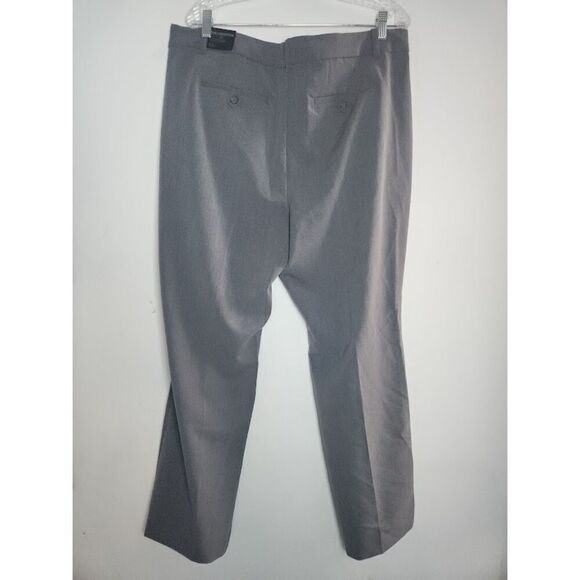 NWT Lane Bryant "The Houston" Grey Straight Leg Dress/Trouser Pants size 16R - Picture 4 of 9
